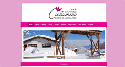 Desktop Screenshot of campingciclamino.com